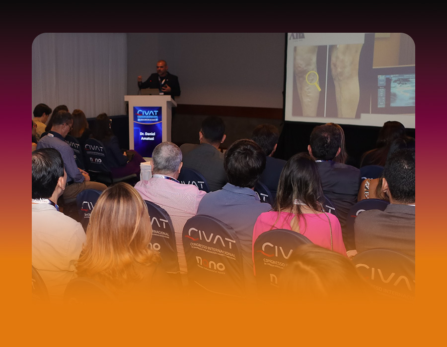 Dia completo do 1º Simpósio CIVAT de Lipedema — 6 módulos do básico ao avançado